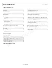 ADA4939-2YCPZ-R2 Datasheet Page 2