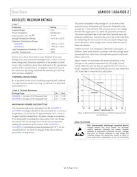 ADA4939-2YCPZ-R2 Datasheet Page 7
