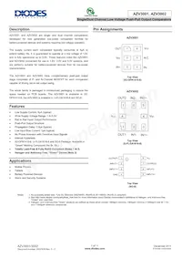 AZV3002RL-7 Datasheet Cover