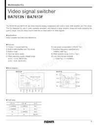 BA7613F-E2 Datasheet Copertura
