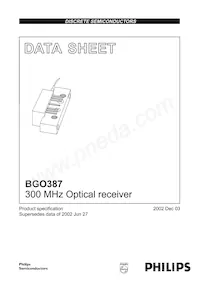BGO387 Datasheet Cover