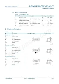 BGO807C/SC0 Datasheet Page 2