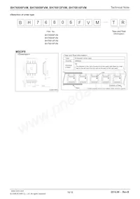 BH76809FVM-TR Datasheet Pagina 16