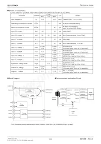 BU1571KN-E2 Datasheet Page 2