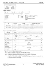BU7230SG-TR Datasheet Page 2