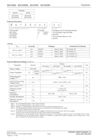 BU7250SG-TR Datasheet Page 2