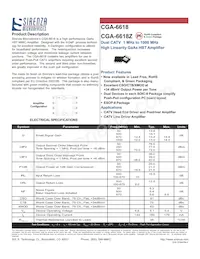 CGA-6618 Datasheet Copertura