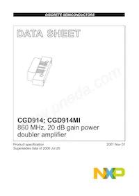 CGD914 Datasheet Copertura