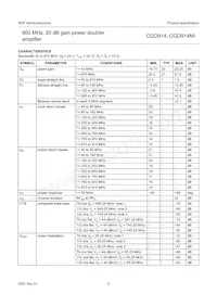 CGD914 Datasheet Pagina 3