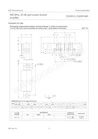 CGD914 Datasheet Pagina 11