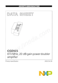 CGD923 Datasheet Copertura