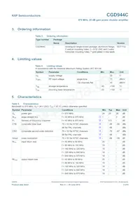 CGD944C Datasheet Page 2