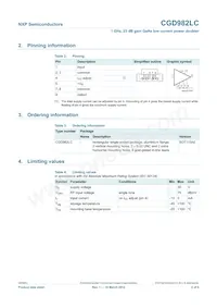 CGD982LCU Datasheet Pagina 2