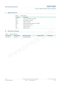 CGY1041 Datasheet Page 5