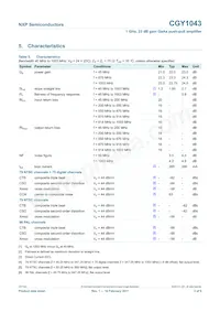 CGY1043 Datasheet Page 3