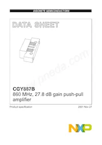 CGY887B 데이터 시트 표지