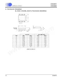 CS3001-ISZR Datasheet Page 14