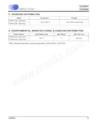 CS3001-ISZR Datasheet Page 15