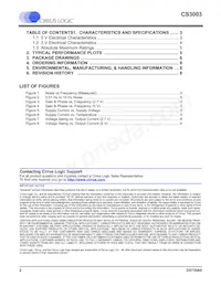 CS3003-FSZR Datasheet Page 2