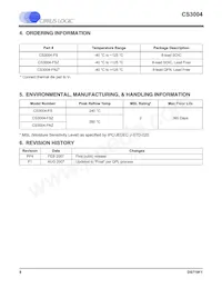 CS3004-FSZ Datasheet Page 8