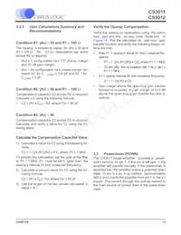 CS3012-ISZR Datasheet Page 13