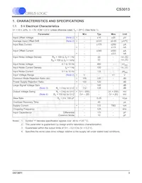 CS3013-FSZR Datasheet Pagina 3