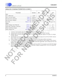 CS3301-ISZR Datasheet Page 6