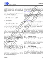 CS3301-ISZR Datasheet Page 11