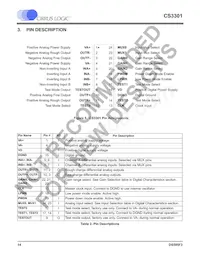CS3301-ISZR Datasheet Page 14