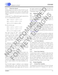 CS3302-ISZR Datasheet Pagina 11