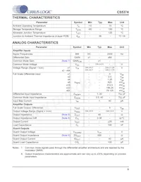 CS5374-CNZ Datasheet Pagina 5