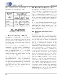 CS5374-CNZ Datenblatt Seite 20
