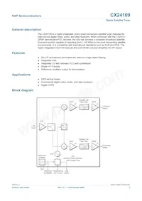 CX24109-11Z Datasheet Pagina 3