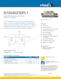 D10040230PL1 Datasheet Cover