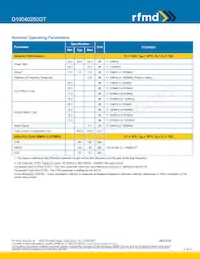D10040250GT Datasheet Page 2