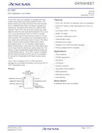 EL1881CS-T13 Datasheet Cover
