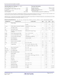 EL5135IWZ-T7A Datasheet Page 3