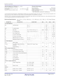 EL5191CWZ-T7 Datasheet Page 3