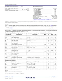EL5220ILZ-T13 Datasheet Page 4