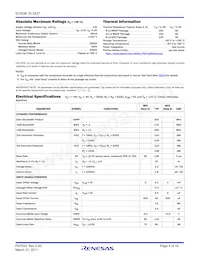 EL5237IYZ Datasheet Page 4