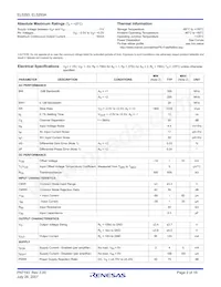 EL5293CSZ-T7 Datasheet Page 2