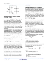 EL5371IUZ-T7 Datasheet Page 11