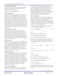 EL5451ISZ-T13 Datasheet Page 12