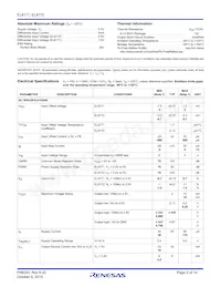 EL8172ISZ-T13 Datasheet Page 2