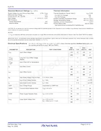 EL8178FWZ-T7 Datasheet Page 2