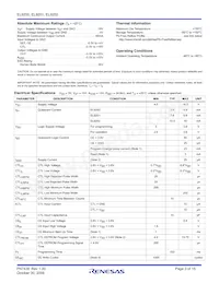 EL9202ILZ-T7 Datasheet Page 3