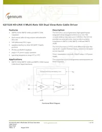 GS1528-CTAE3Z Datasheet Cover