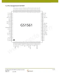 GS1561-CFTE3 Datasheet Page 7