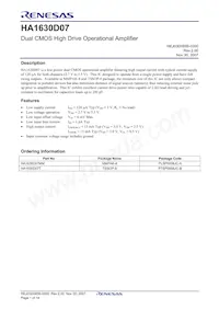 HA1630D07TEL-E Datasheet Page 3
