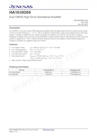 HA1630D08TEL-E Datasheet Page 3